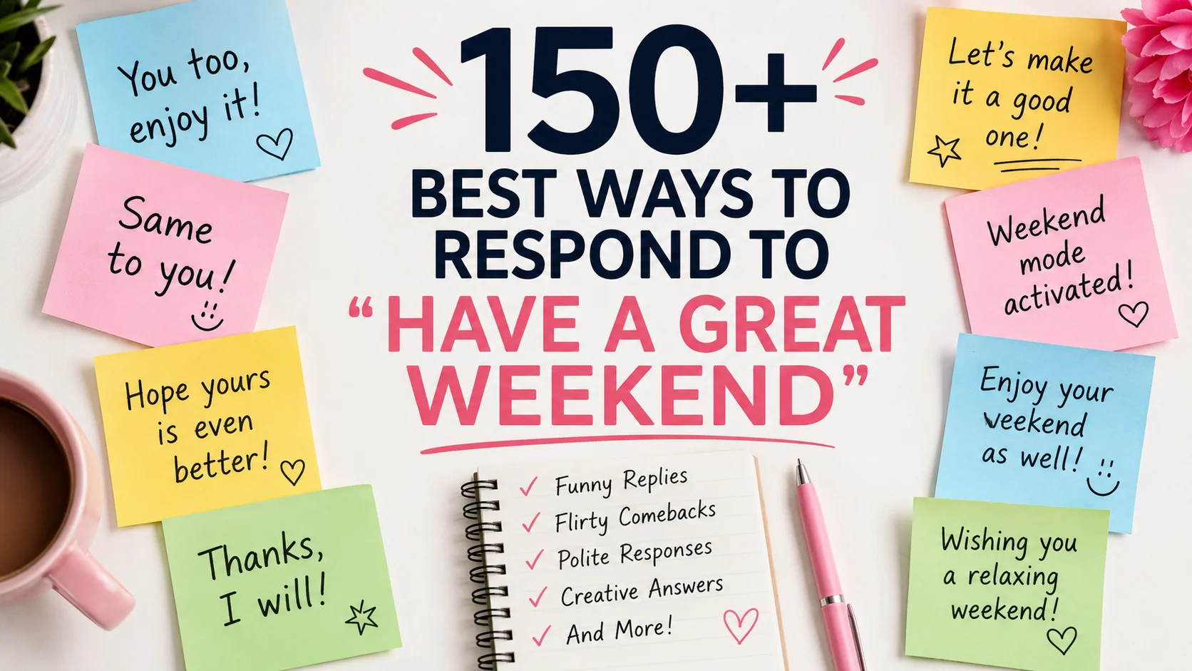 how to respond to have a great weekend