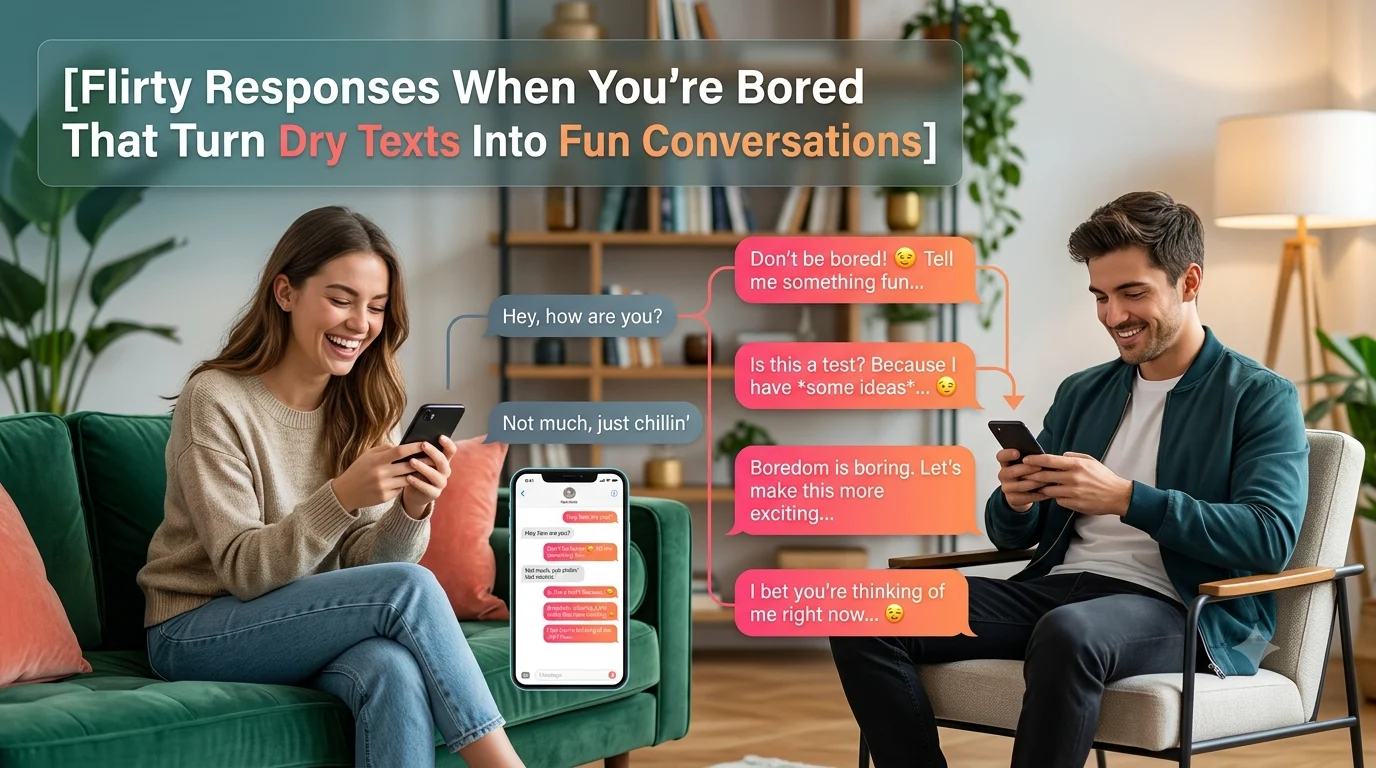 flirty responses when youre bored
