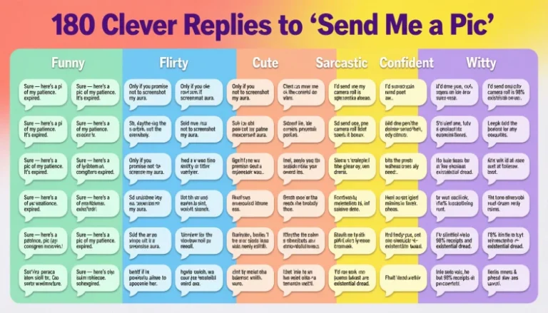 clever replies send me pic