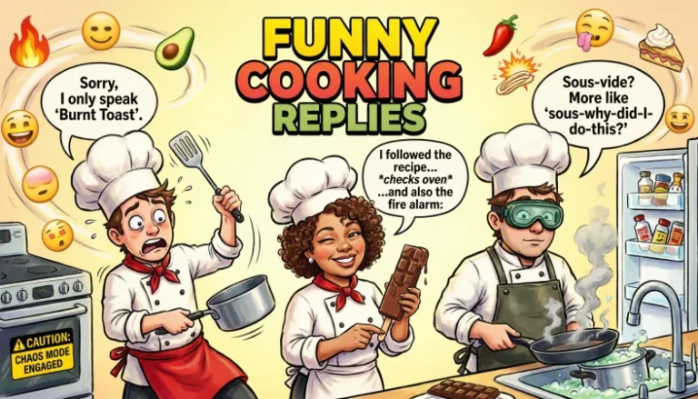 funny replies about cooking