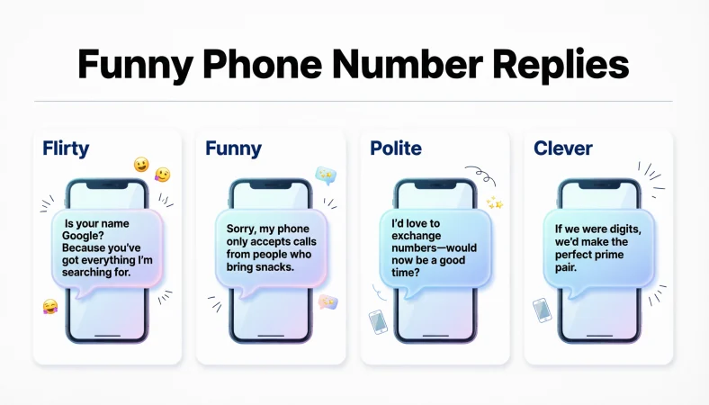 funny replies to phone number requests