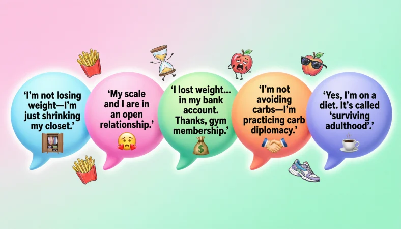 funny replies to weight loss comments