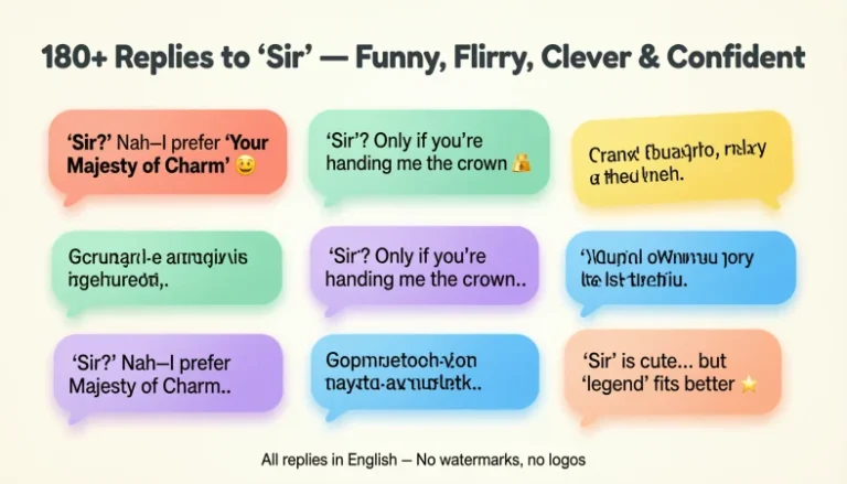 replies someone calls sir