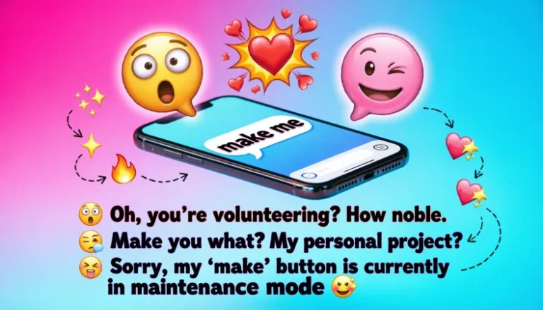 replies to make me