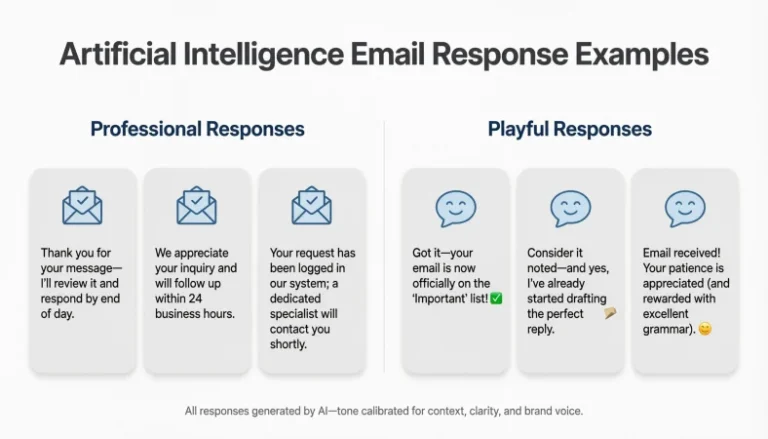 artificial intelligence email response