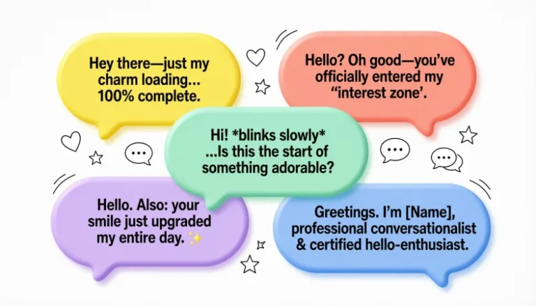 best responses to hello