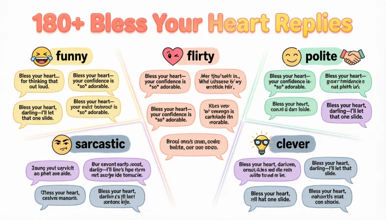 bless your heart replies