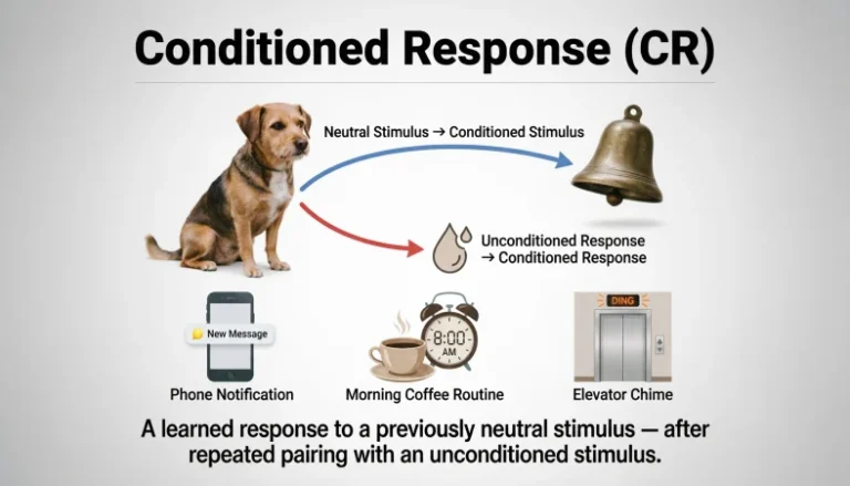 conditioned response (cr)