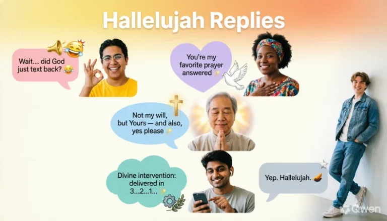 hallelujah replies