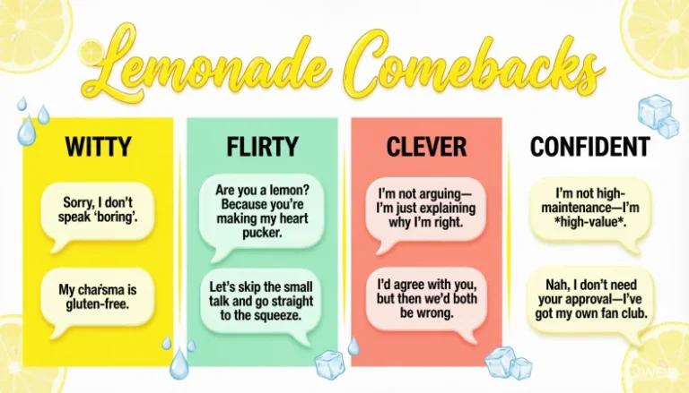 Life gives you lemons comebacks