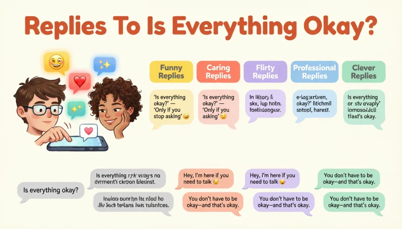 replies to is everything okay