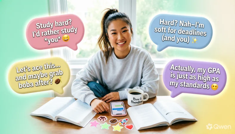 replies to study hard