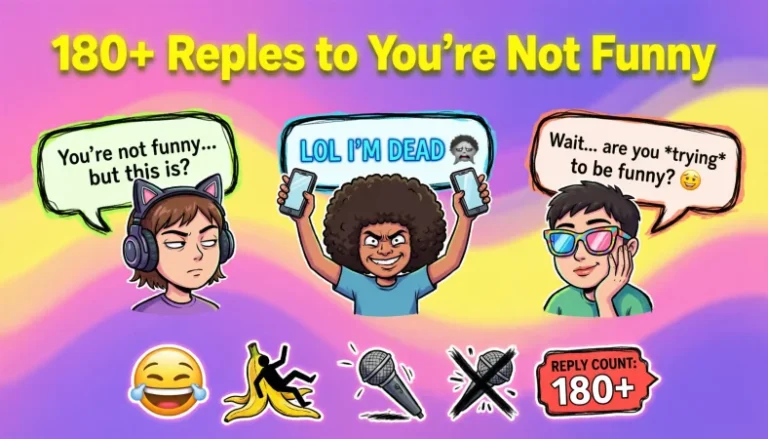 replies to you’re not funny