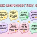replies when a guy winks at you