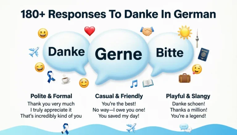 response to danke in german