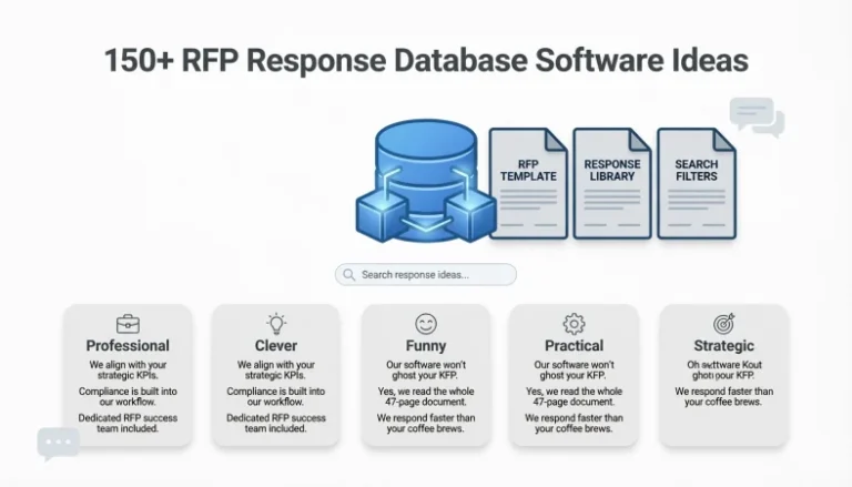 rfp response database software