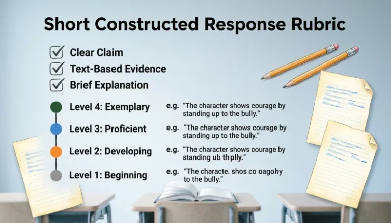 short constructed response rubric
