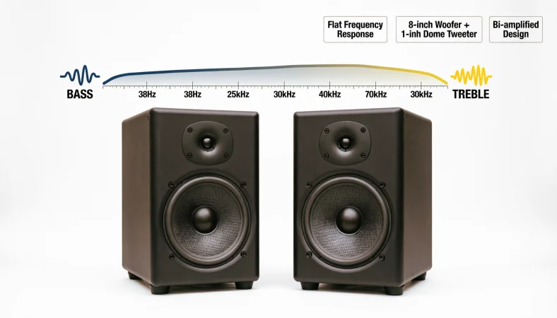 yamaha hs8 frequency response