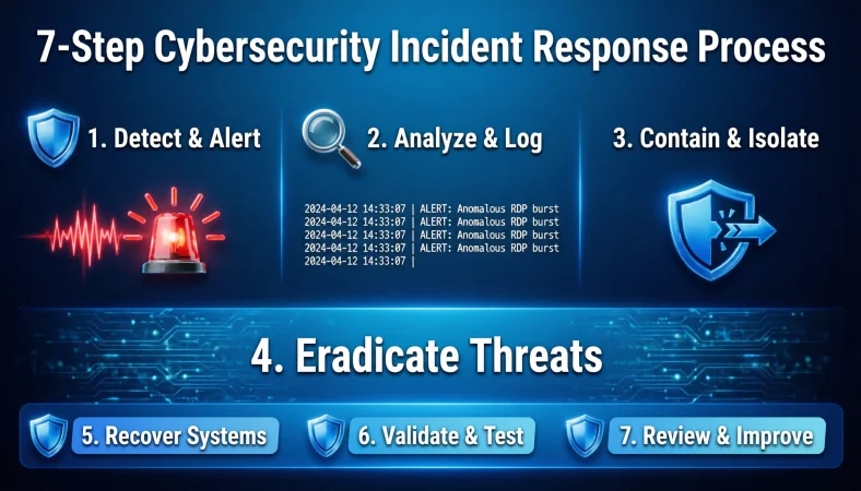 security incident response steps