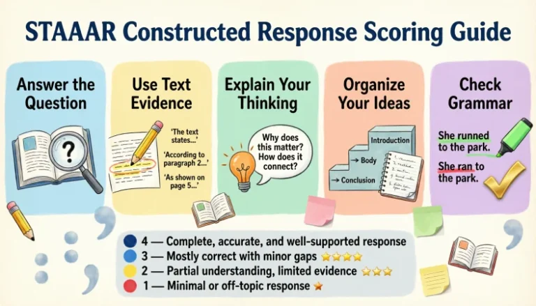 staar constructed response scoring guide